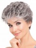 Soft Wavy Lace Front Synthetic Grey Wig