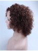 African American Remy Hair Medium Curly Lace Front Wig