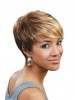 Stylish Straight Cropped Capless Synthetic Wigs